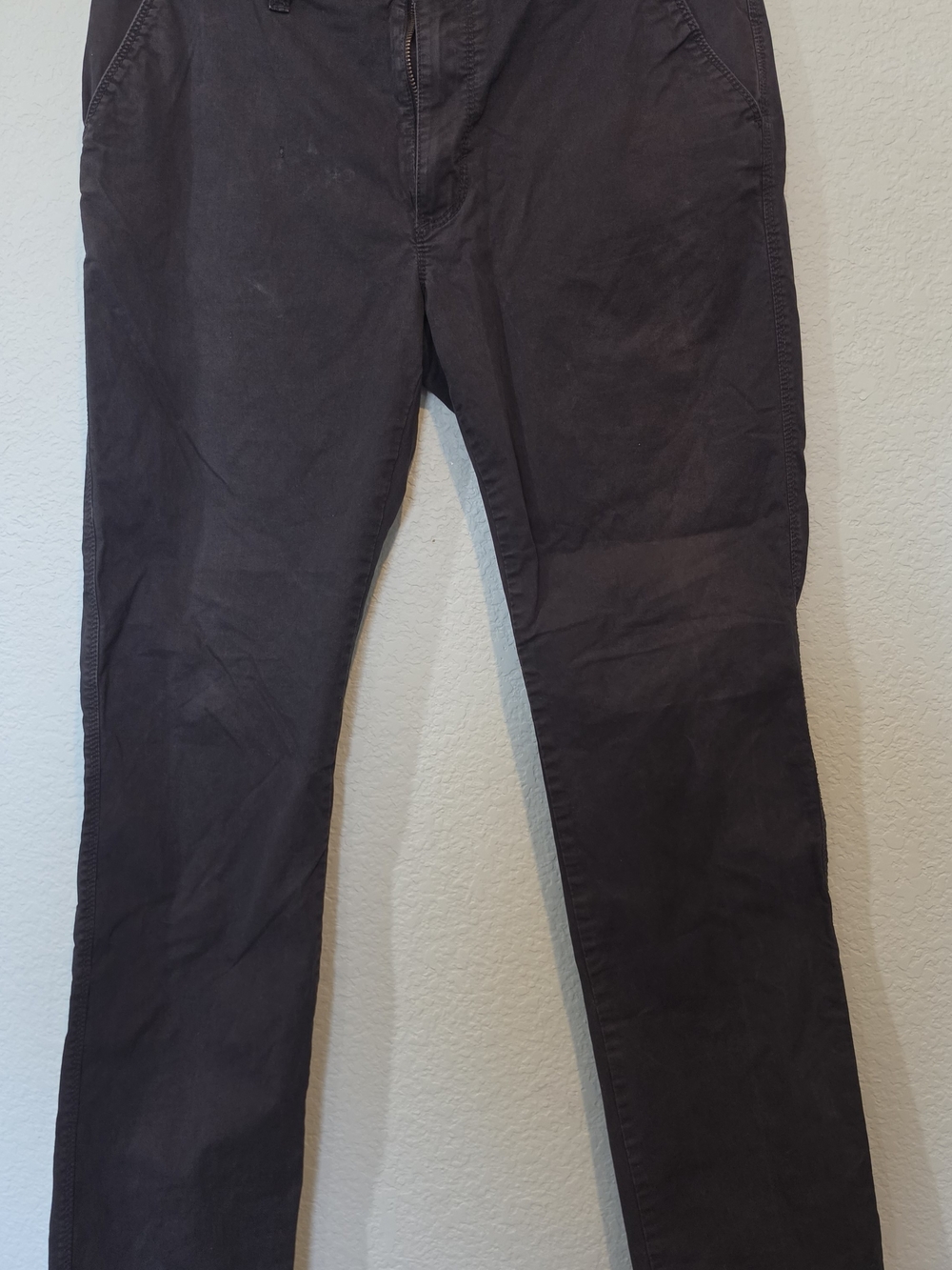 Vintage Y2K Vans Skate Street Casual Chino Slim Straight Leg Pants Black Size 30